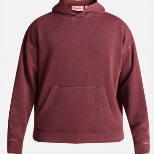 No Boundaries Men's Maroon Pullover Hoodie